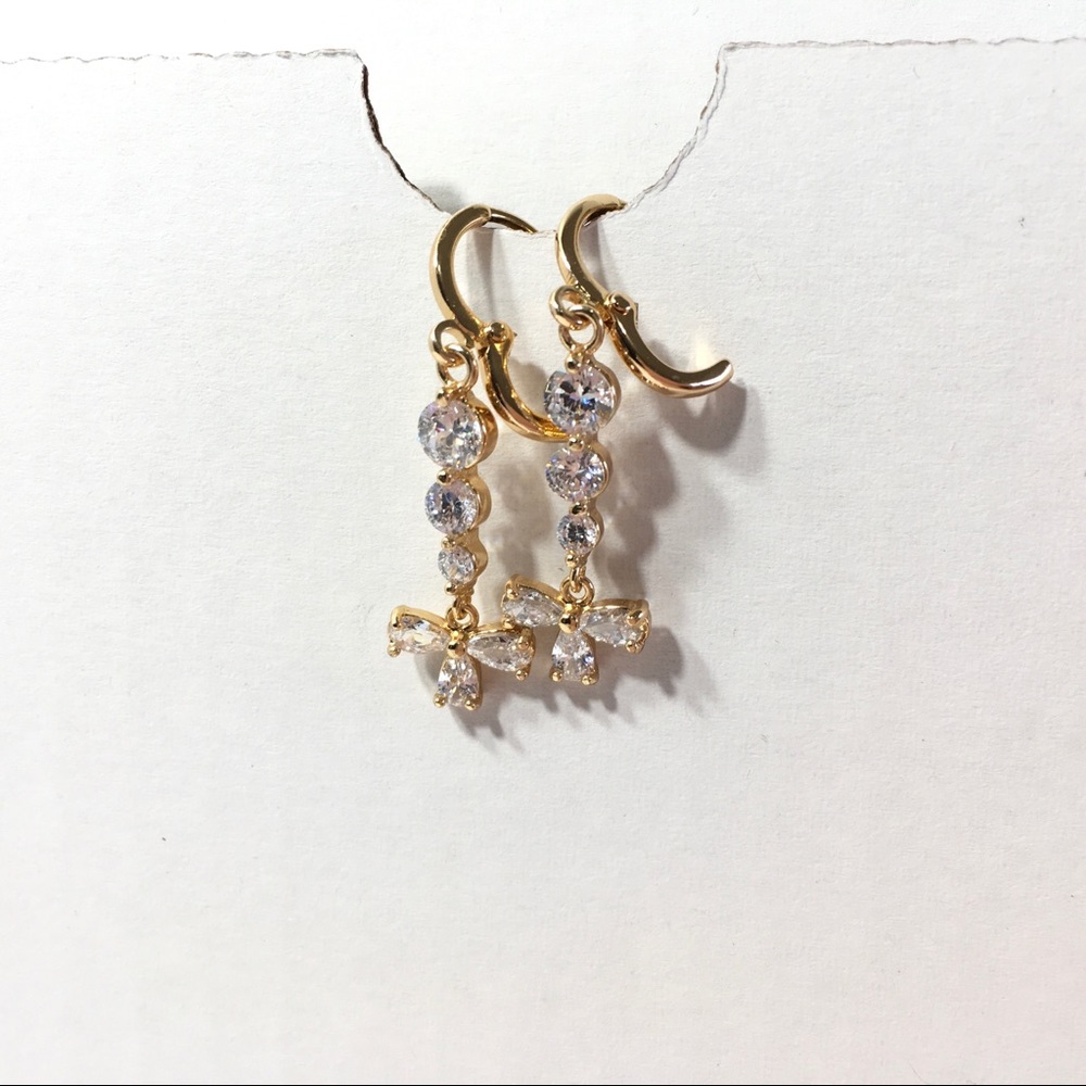 New Dangling earrings teardrops gold filled - Picture 4 of 8
